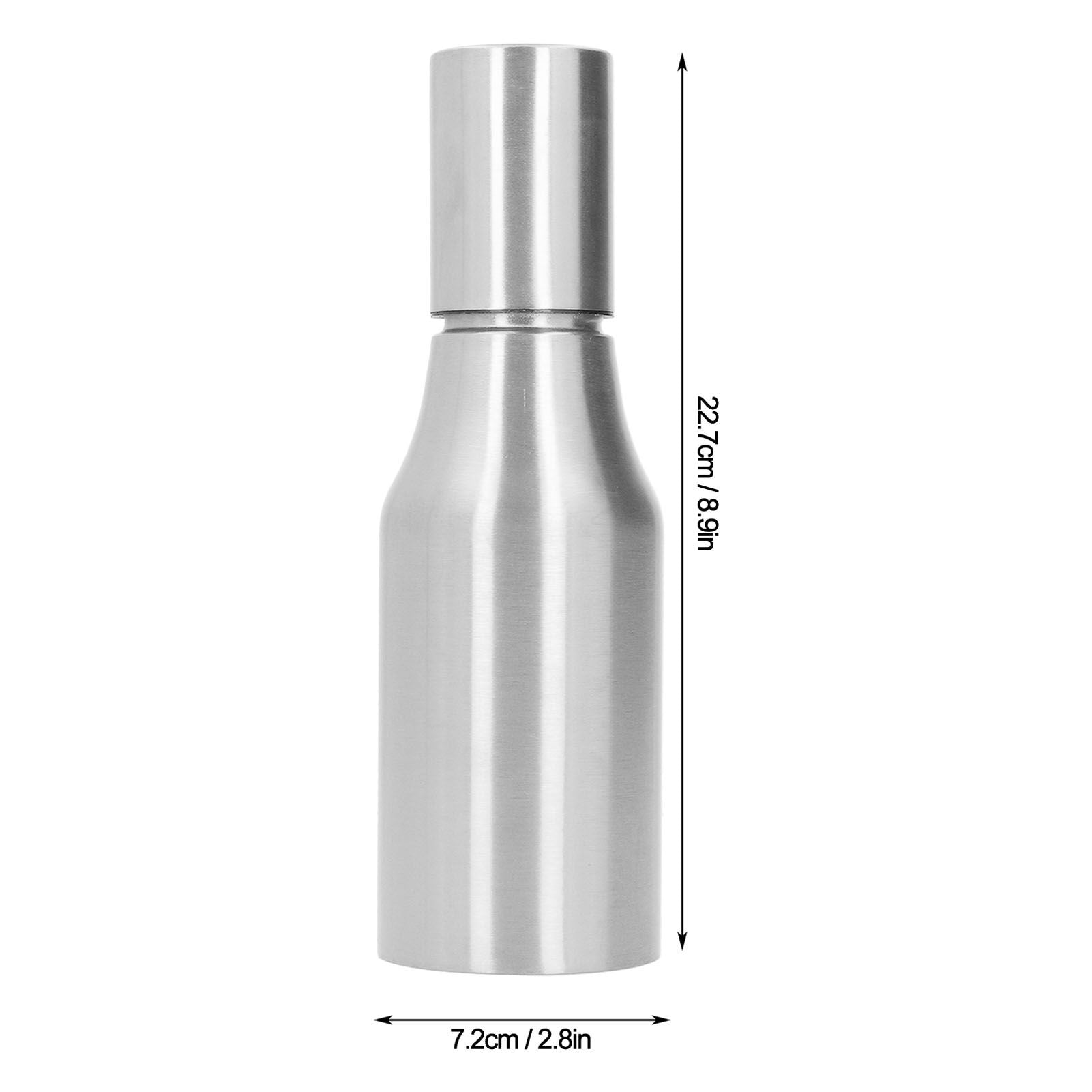 Stainless Steel Olive Oil Dispenser 500ML Leak Proof Dust Proof Kitchen Olive Oil DecanterSilver V1294-YM0523-3118210297411