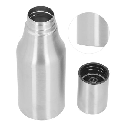 Stainless Steel Olive Oil Dispenser 500ML Leak Proof Dust Proof Kitchen Olive Oil DecanterSilver V1294-YM0523-3118210297411