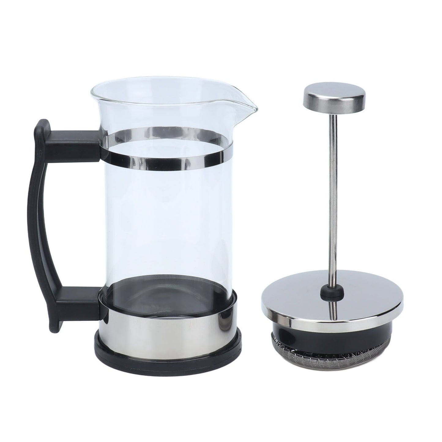 350ml Hand Brewing Coffee Press Pot Heat Resistant Coffee Tea Maker Pot Kettle for Home Office V1294-YM0523-3118210299811