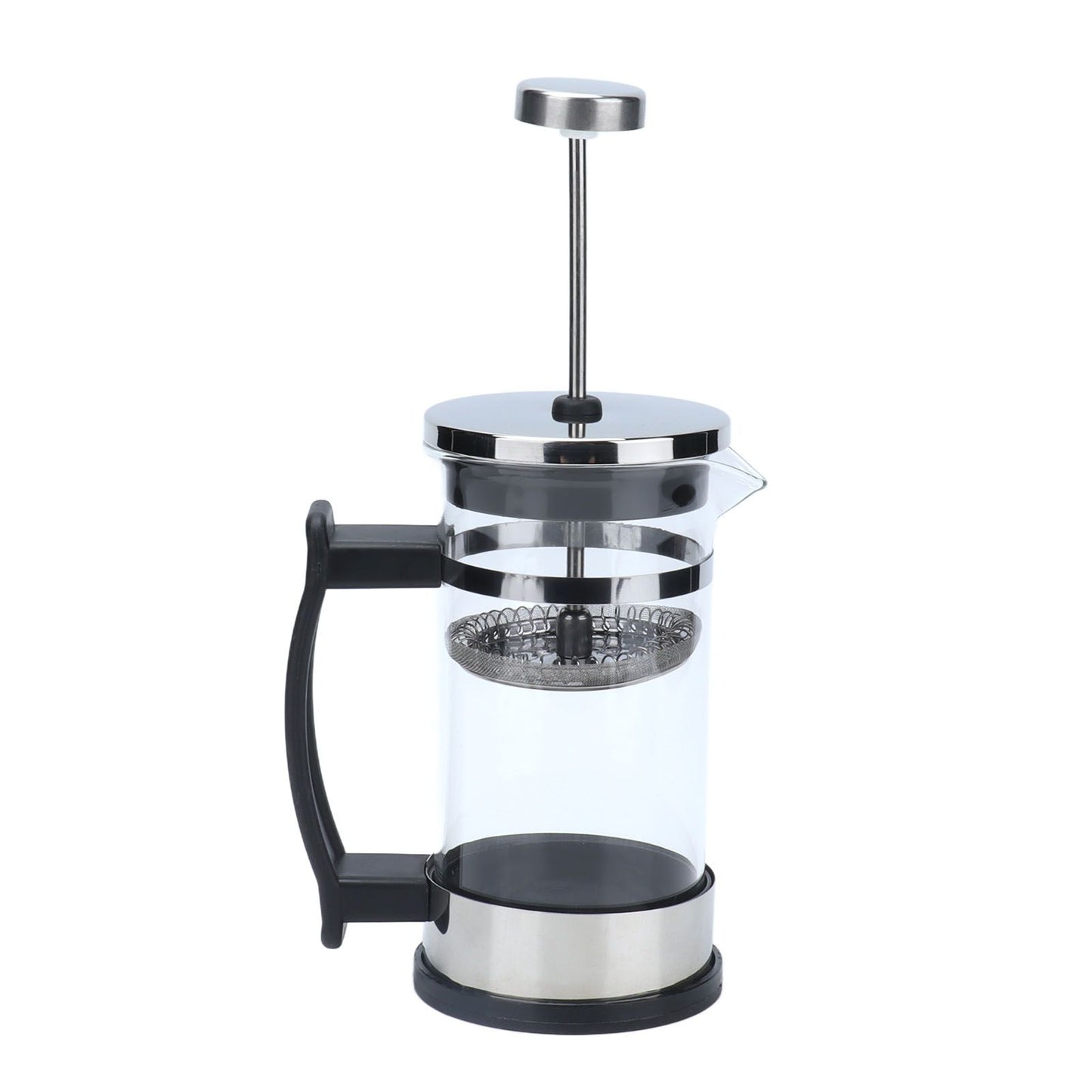 350ml Hand Brewing Coffee Press Pot Heat Resistant Coffee Tea Maker Pot Kettle for Home Office V1294-YM0523-3118210299811