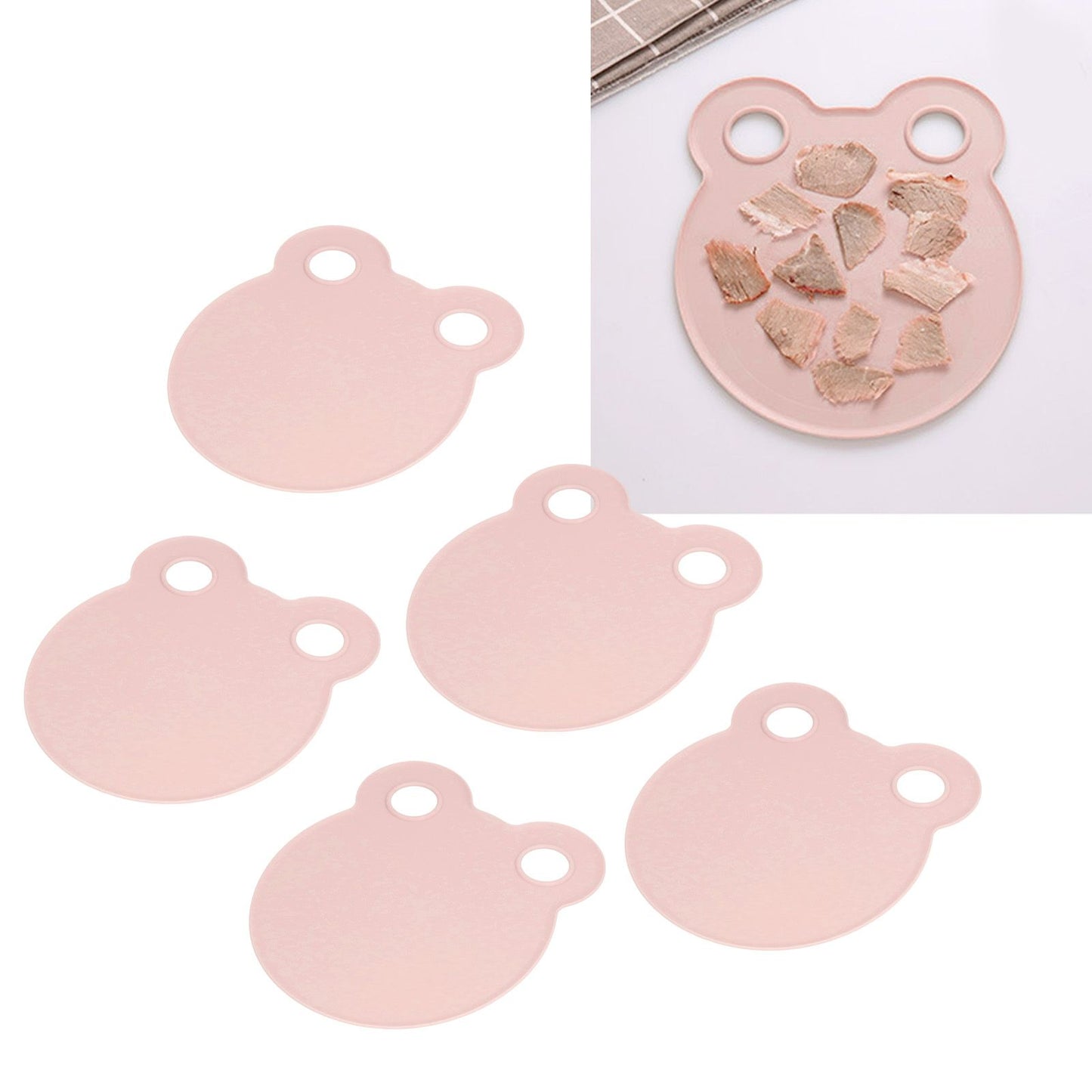 Kitchen Cutting Board Small Portable Cute Shape Cutting and Serving Board for Household DormitoryPink V1294-YM0523-3118210302211