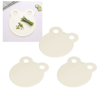 Kitchen Cutting Board Small Portable Cute Shape Cutting and Serving Board for Household DormitoryBeige V1294-YM0523-3118210302214