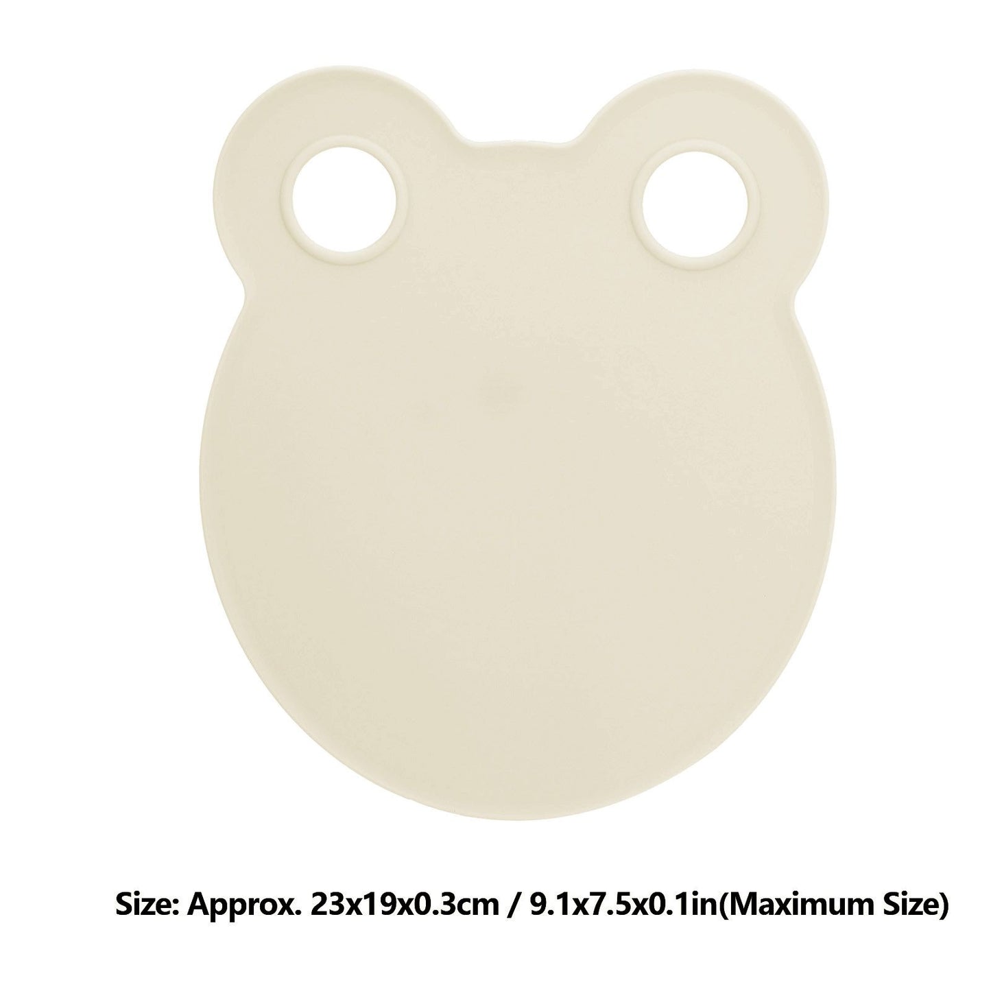 Kitchen Cutting Board Small Portable Cute Shape Cutting and Serving Board for Household DormitoryBeige V1294-YM0523-3118210302214