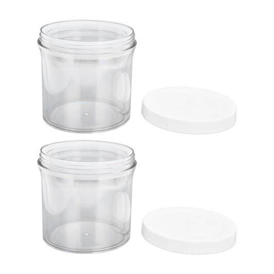 2Pcs Vacuum Container Push Type Retractable Adjustable Food Storage Box with Cover for Kitchen Home V1294-YM0523-3118210303011