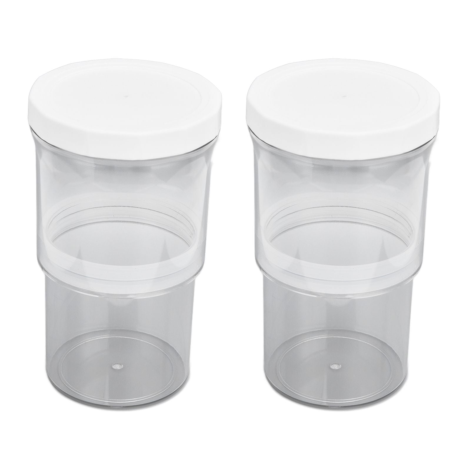 2Pcs Vacuum Container Push Type Retractable Adjustable Food Storage Box with Cover for Kitchen Home V1294-YM0523-3118210303011