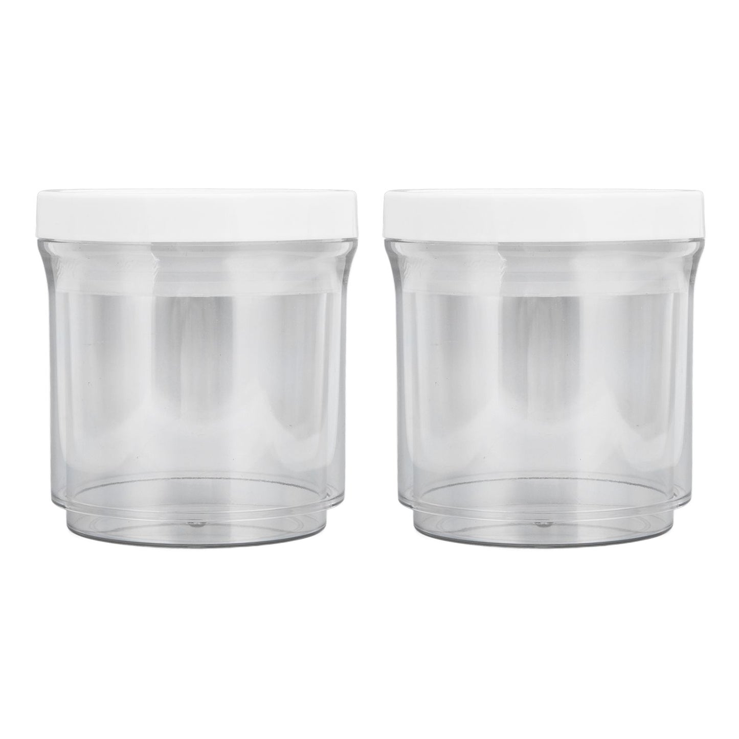 2Pcs Vacuum Container Push Type Retractable Adjustable Food Storage Box with Cover for Kitchen Home V1294-YM0523-3118210303011