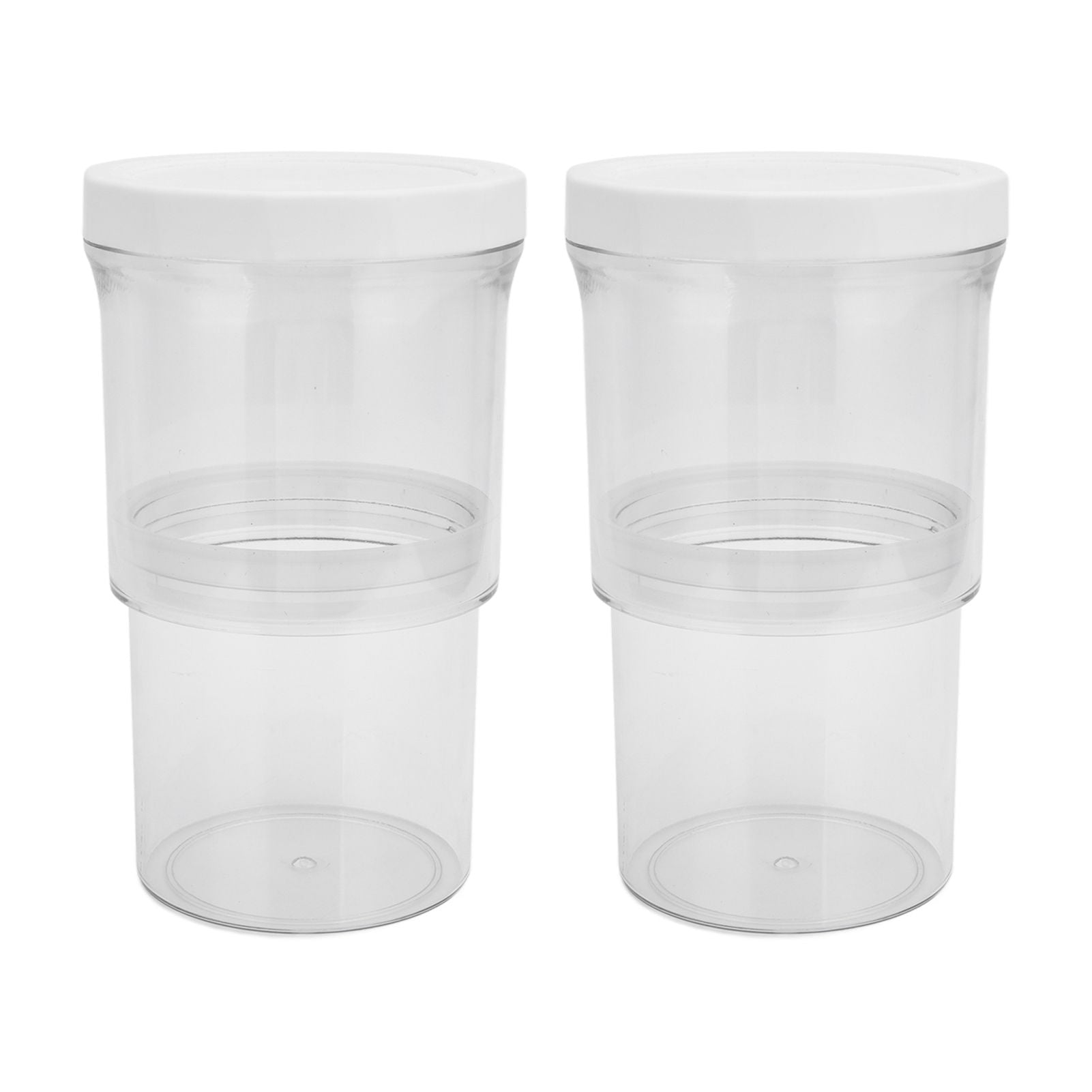 2Pcs Vacuum Container Push Type Retractable Adjustable Food Storage Box with Cover for Kitchen Home V1294-YM0523-3118210303011