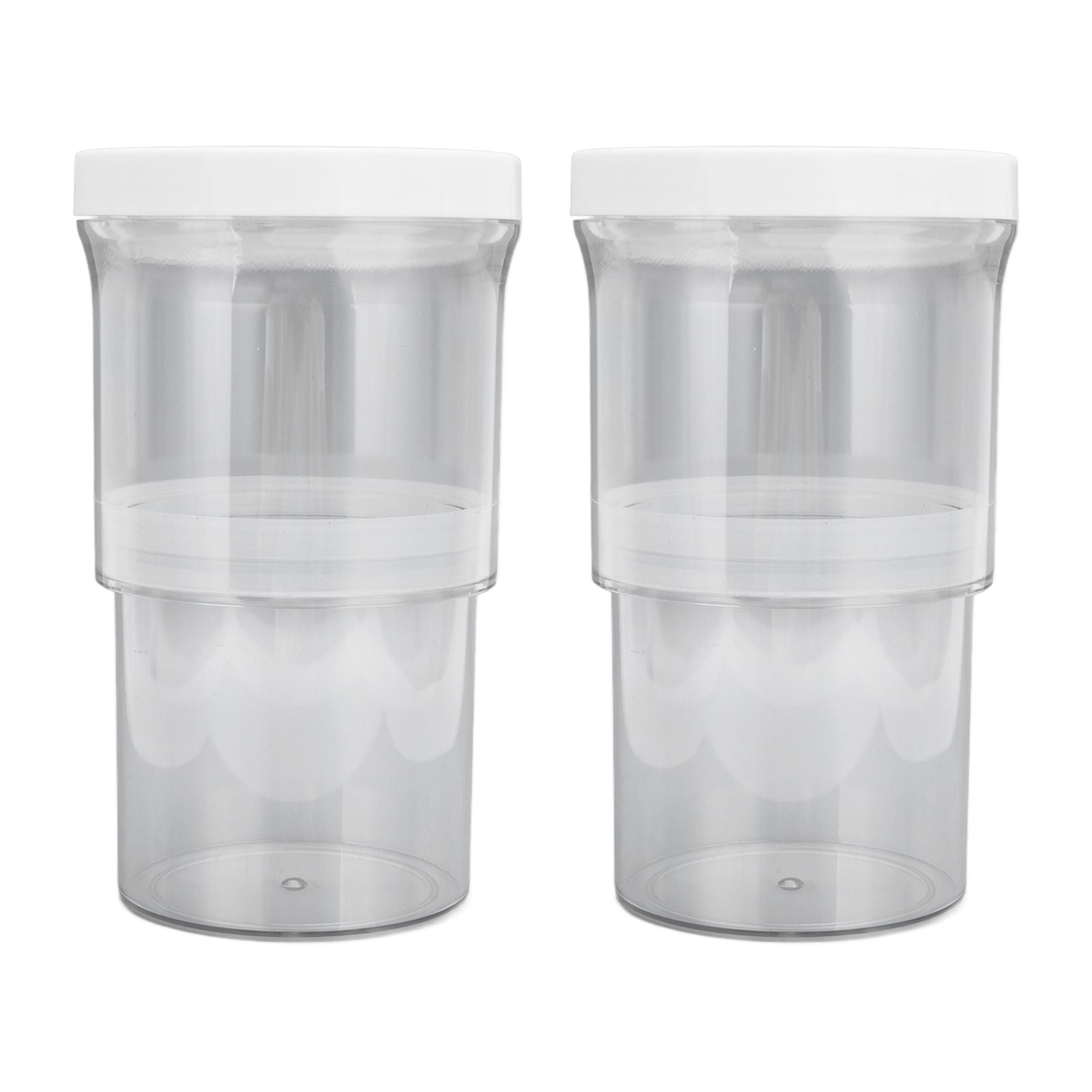 2Pcs Vacuum Container Push Type Retractable Adjustable Food Storage Box with Cover for Kitchen Home V1294-YM0523-3118210303011