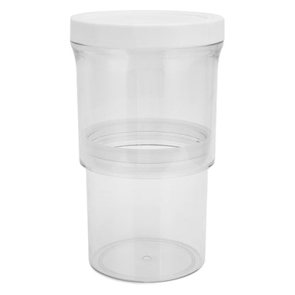 2Pcs Vacuum Container Push Type Retractable Adjustable Food Storage Box with Cover for Kitchen Home V1294-YM0523-3118210303011