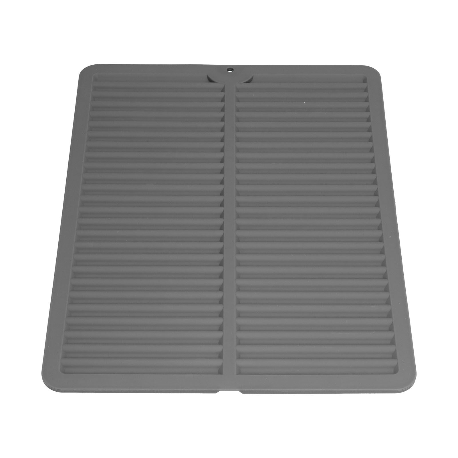 Dish Drying Mat Multiple Usage Silicone Kitchen Dish Draining Pad for Kitchen Counter V1294-YM0523-3118210304111