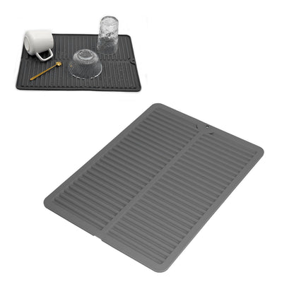 Dish Drying Mat Multiple Usage Silicone Kitchen Dish Draining Pad for Kitchen Counter V1294-YM0523-3118210304111