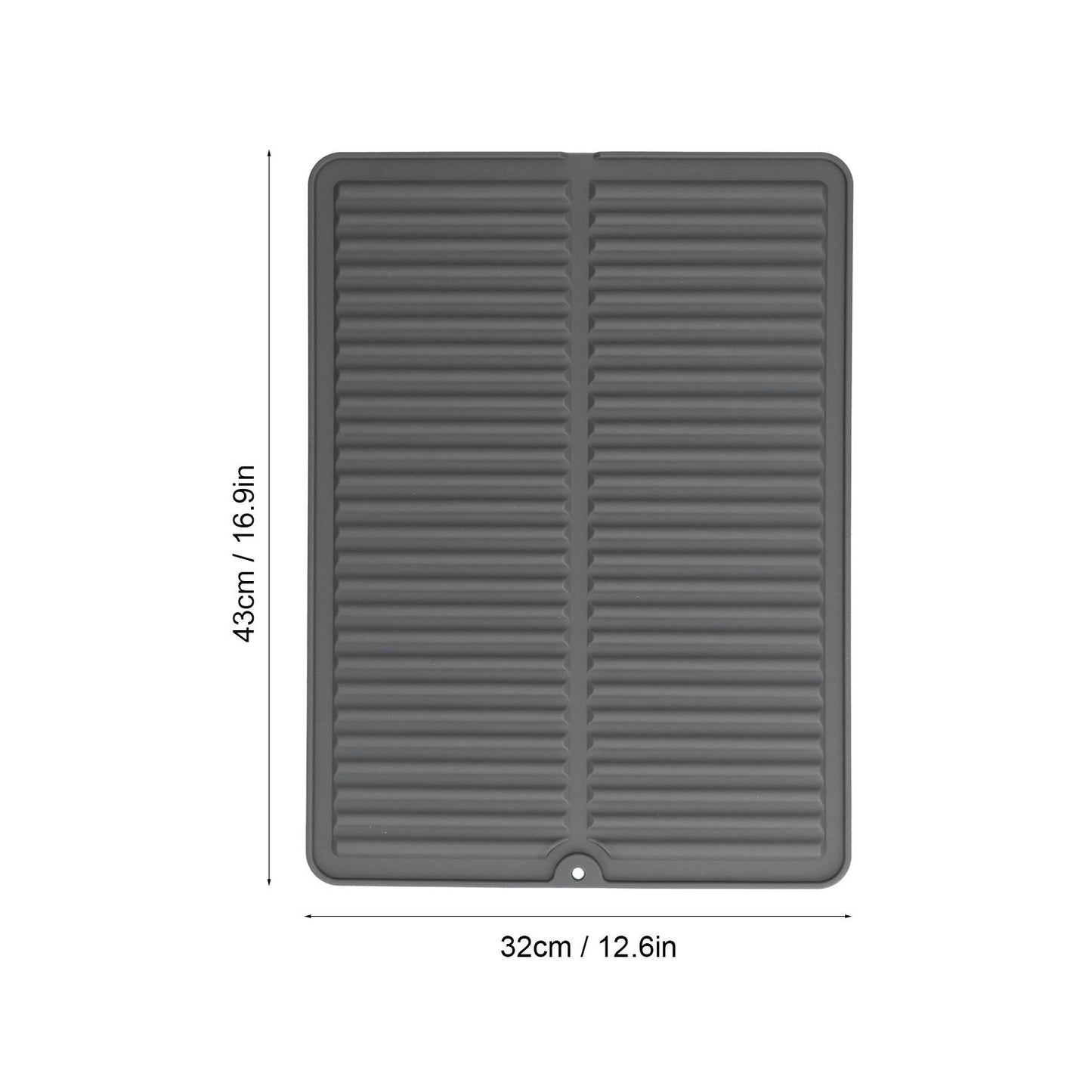 Dish Drying Mat Multiple Usage Silicone Kitchen Dish Draining Pad for Kitchen Counter V1294-YM0523-3118210304111