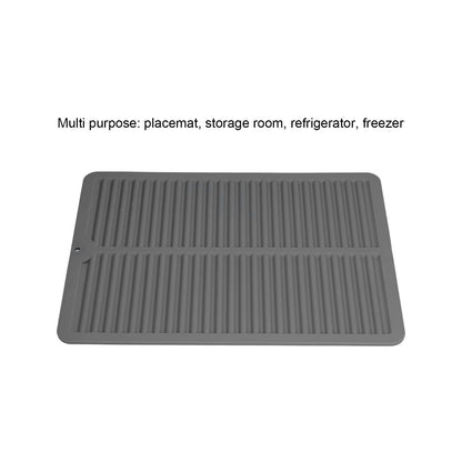 Dish Drying Mat Multiple Usage Silicone Kitchen Dish Draining Pad for Kitchen Counter V1294-YM0523-3118210304111