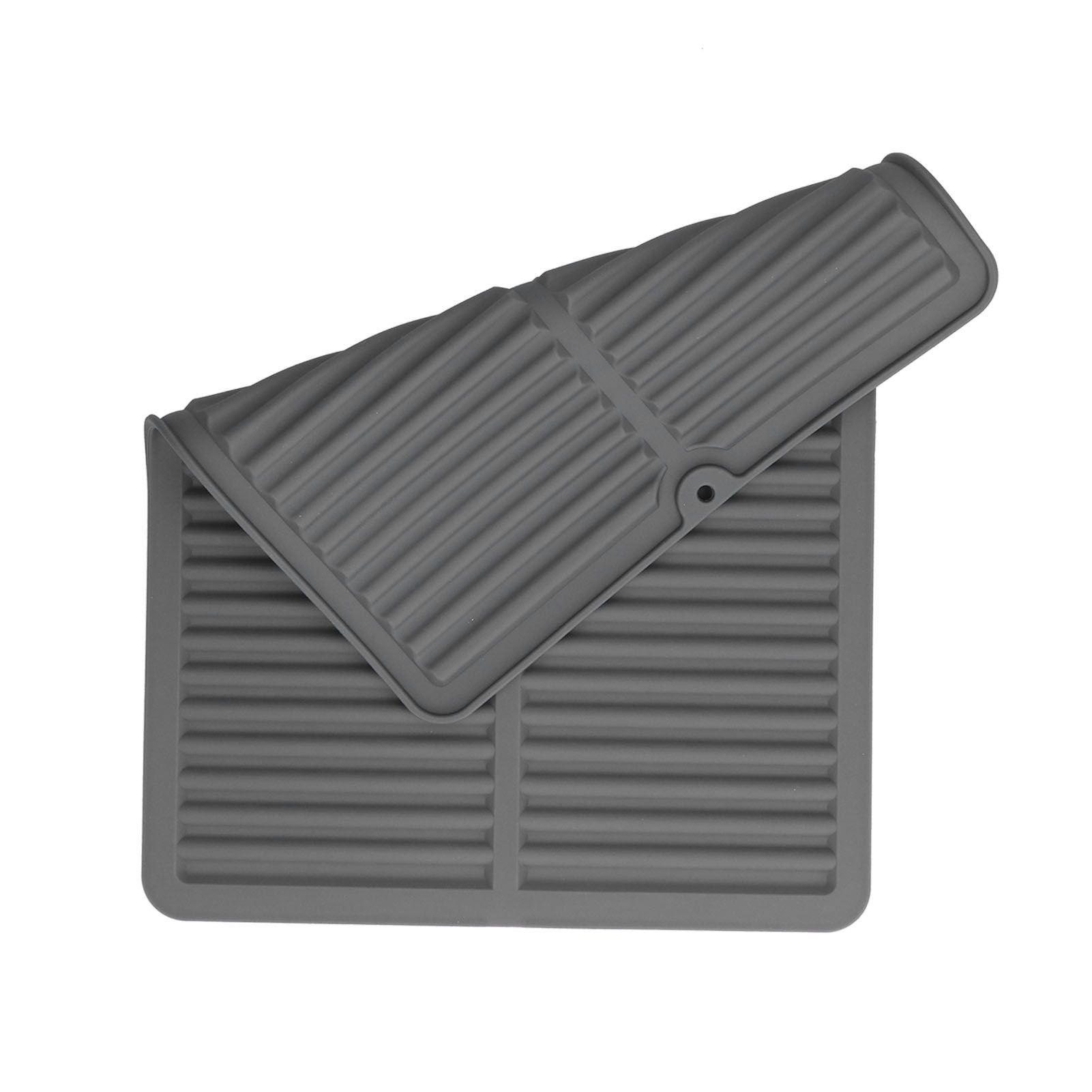 Dish Drying Mat Multiple Usage Silicone Kitchen Dish Draining Pad for Kitchen Counter V1294-YM0523-3118210304111