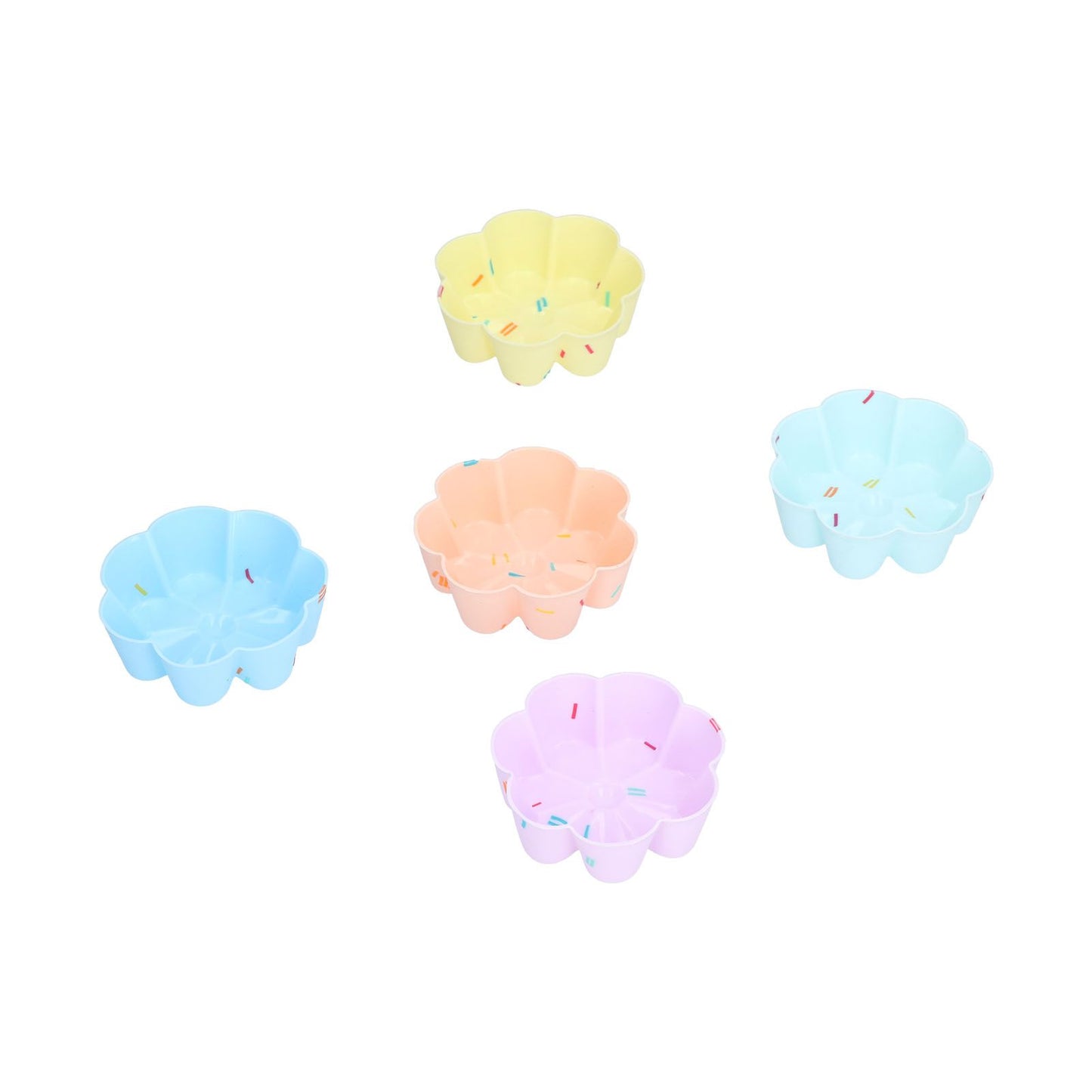 20Pcs Cupcake Baking Mould Silicone Muffin Cups Cupcake Moulds Jelly Pudding Mold7 Petal Flower Set V1294-YM0523-3118210304312