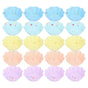 20Pcs Small Cake Cup Baking Mold Reusable Easy Clean Silicone Mini Cupcake Holders10 Petal Flower Set V1294-YM0523-3118210304411