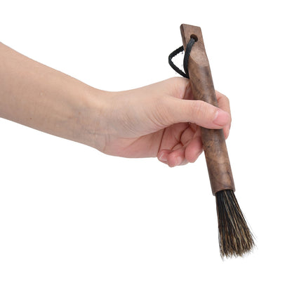 Coffee Grinder Cleaning Brush Wood Handle Natural Bristles Coffee Grinder Brush for Home Kitchen V1294-YM0523-3118210304911