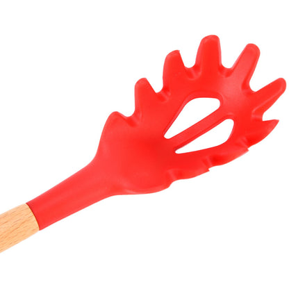 13Pcs Silicone Cooking Utensils Set Non Stick Spatula Shovel Wooden Handle Cooking Tools Set Kitchen Supplies V1294-YM0523-3118210305811