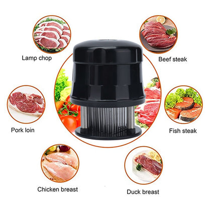 Meat Tenderizer Stainless Steel Ultra Thin Needle Blades Kitchen Cooking Tool with Protective Cover for V1294-YM0523-3118210306211