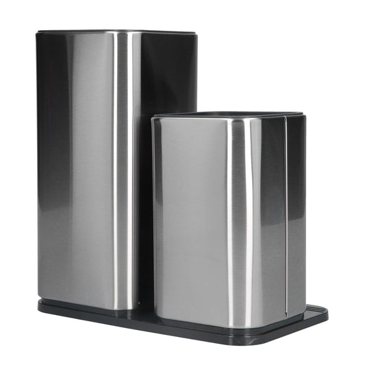 2 in 1 Knife Holder with Cutting Board Organizer Stainless Steel Kitchen Storage Accessory V1294-YM0523-3118210306411