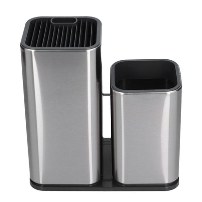 2 in 1 Knife Holder with Cutting Board Organizer Stainless Steel Kitchen Storage Accessory V1294-YM0523-3118210306411