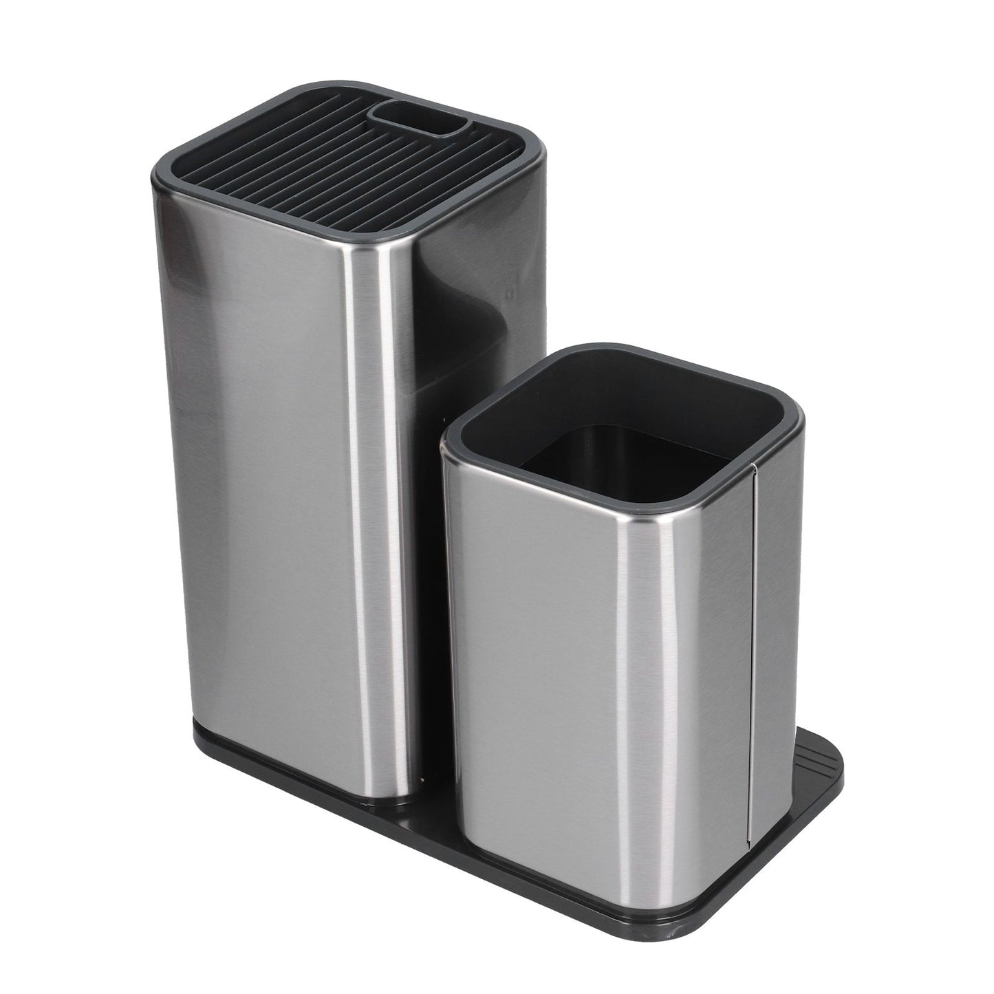 2 in 1 Knife Holder with Cutting Board Organizer Stainless Steel Kitchen Storage Accessory V1294-YM0523-3118210306411
