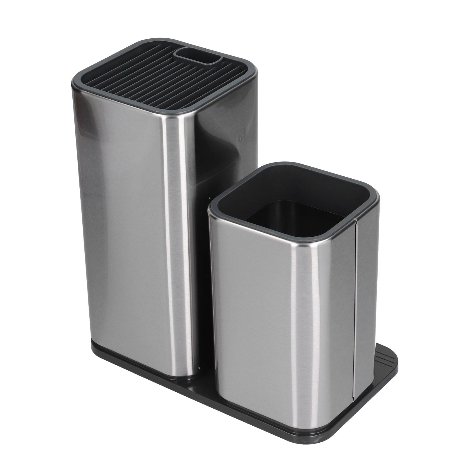 2 in 1 Knife Holder with Cutting Board Organizer Stainless Steel Kitchen Storage Accessory V1294-YM0523-3118210306411