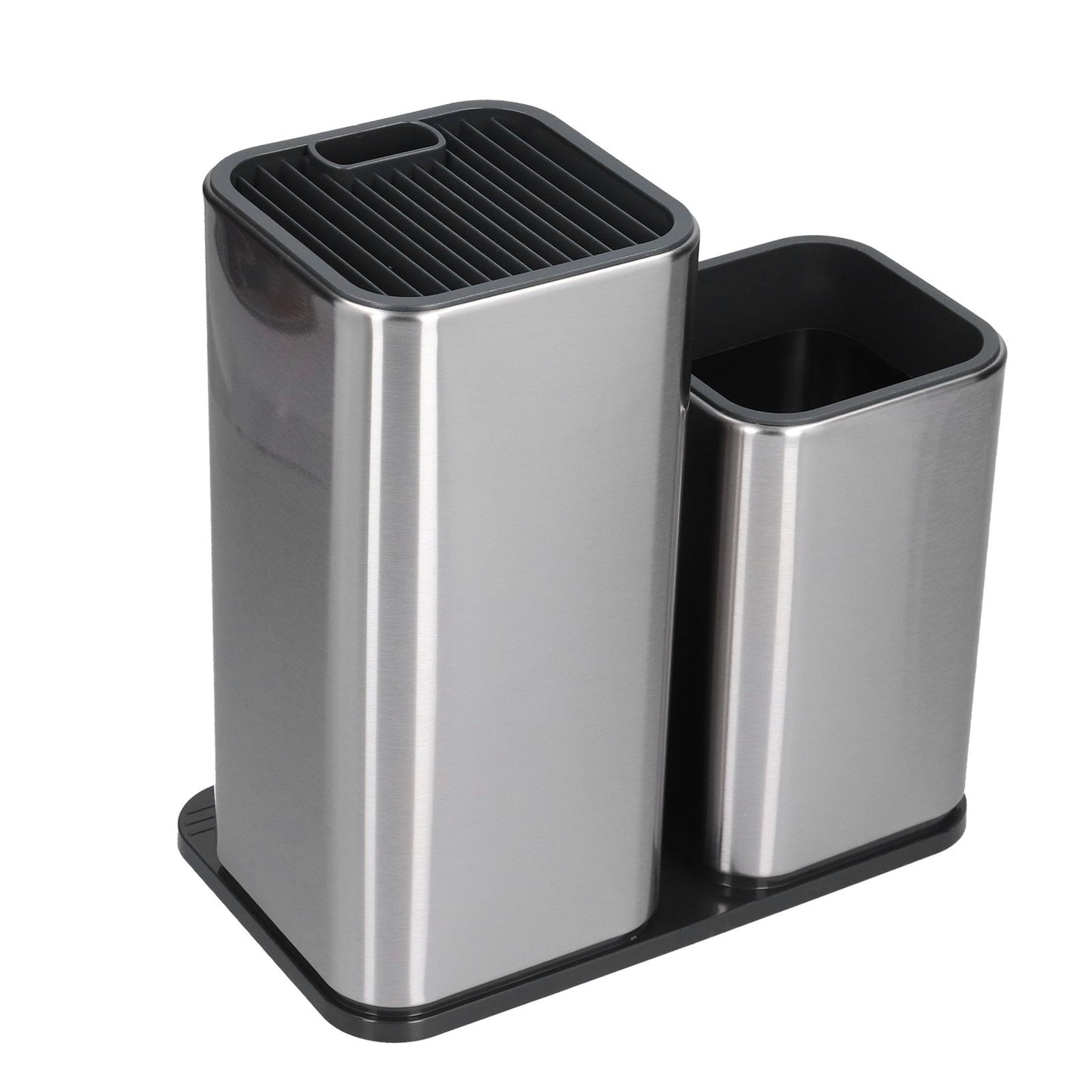 2 in 1 Knife Holder with Cutting Board Organizer Stainless Steel Kitchen Storage Accessory V1294-YM0523-3118210306411
