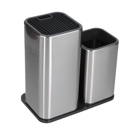 2 in 1 Knife Holder with Cutting Board Organizer Stainless Steel Kitchen Storage Accessory V1294-YM0523-3118210306411