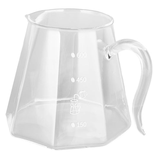600ml Hand Drip Coffee Glass Cup with Unique Eagle Beak Handles for Making Coffee V1294-YM0523-3118210307211
