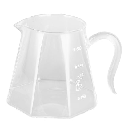 600ml Hand Drip Coffee Glass Cup with Unique Eagle Beak Handles for Making Coffee V1294-YM0523-3118210307211