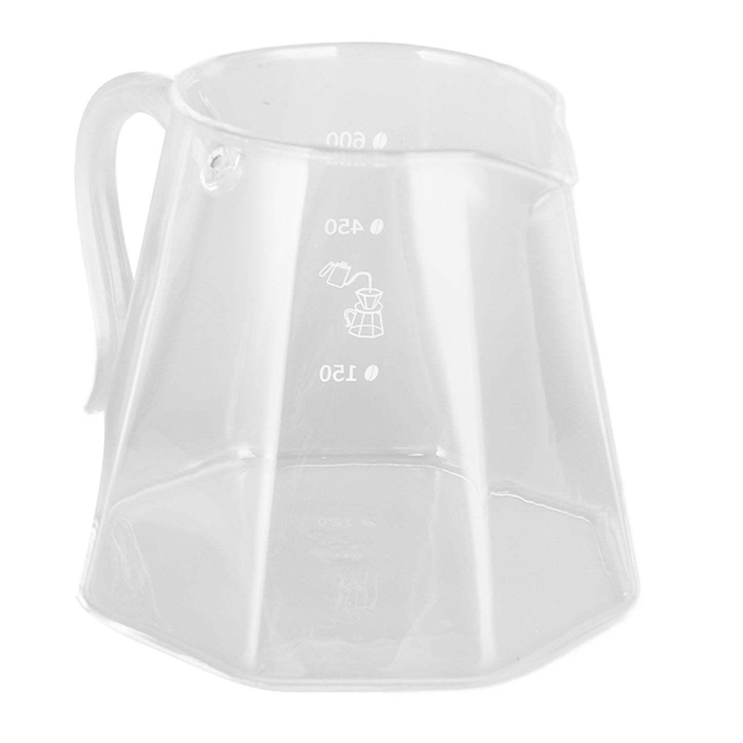 600ml Hand Drip Coffee Glass Cup with Unique Eagle Beak Handles for Making Coffee V1294-YM0523-3118210307211