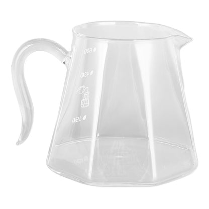 600ml Hand Drip Coffee Glass Cup with Unique Eagle Beak Handles for Making Coffee V1294-YM0523-3118210307211