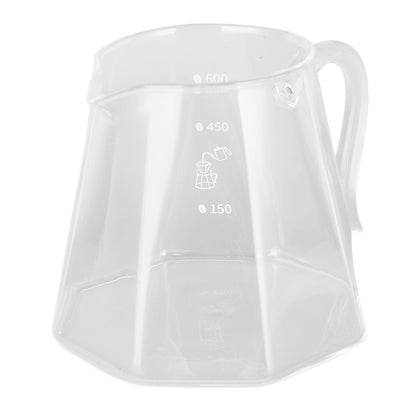 600ml Hand Drip Coffee Glass Cup with Unique Eagle Beak Handles for Making Coffee V1294-YM0523-3118210307211
