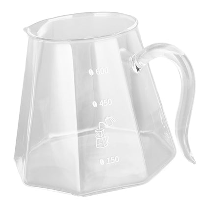 600ml Hand Drip Coffee Glass Cup with Unique Eagle Beak Handles for Making Coffee V1294-YM0523-3118210307211