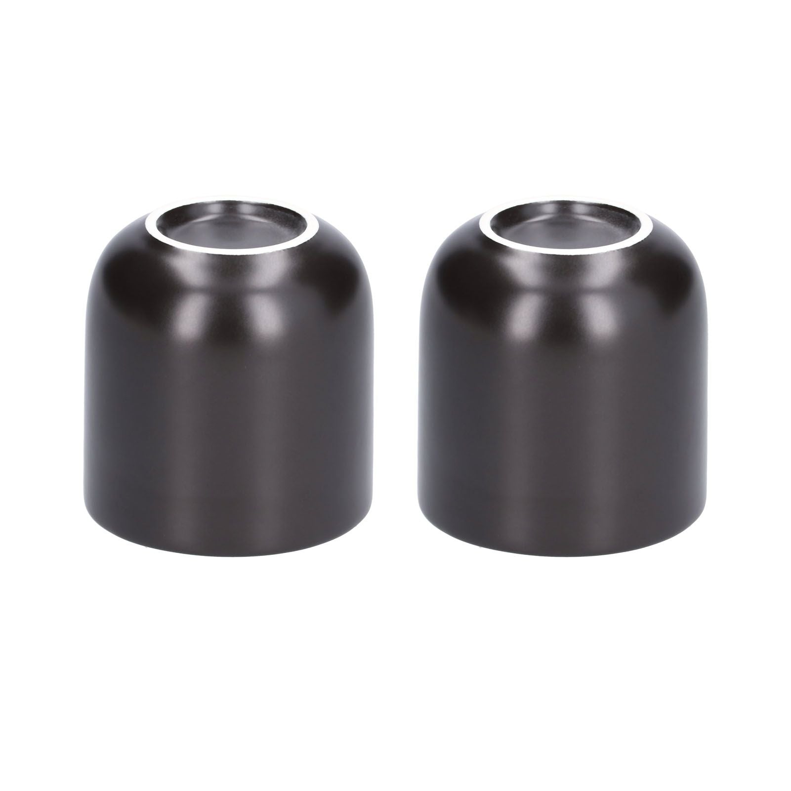 2Pcs Bevel Ceramic Coffee Cup 100ml Thickened Hand Made Coffee Mug for Home Office RestaurantMatte Black V1294-YM0523-3118210307311