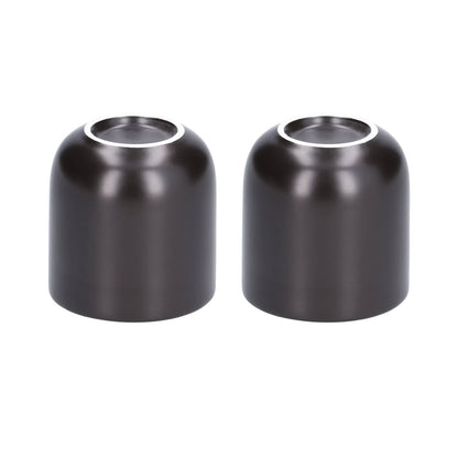 2Pcs Bevel Ceramic Coffee Cup 100ml Thickened Hand Made Coffee Mug for Home Office RestaurantMatte Black V1294-YM0523-3118210307311
