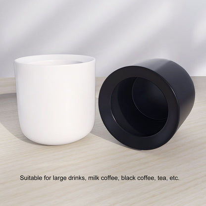 2Pcs Bevel Ceramic Coffee Cup 100ml Thickened Hand Made Coffee Mug for Home Office RestaurantMatte Black V1294-YM0523-3118210307311