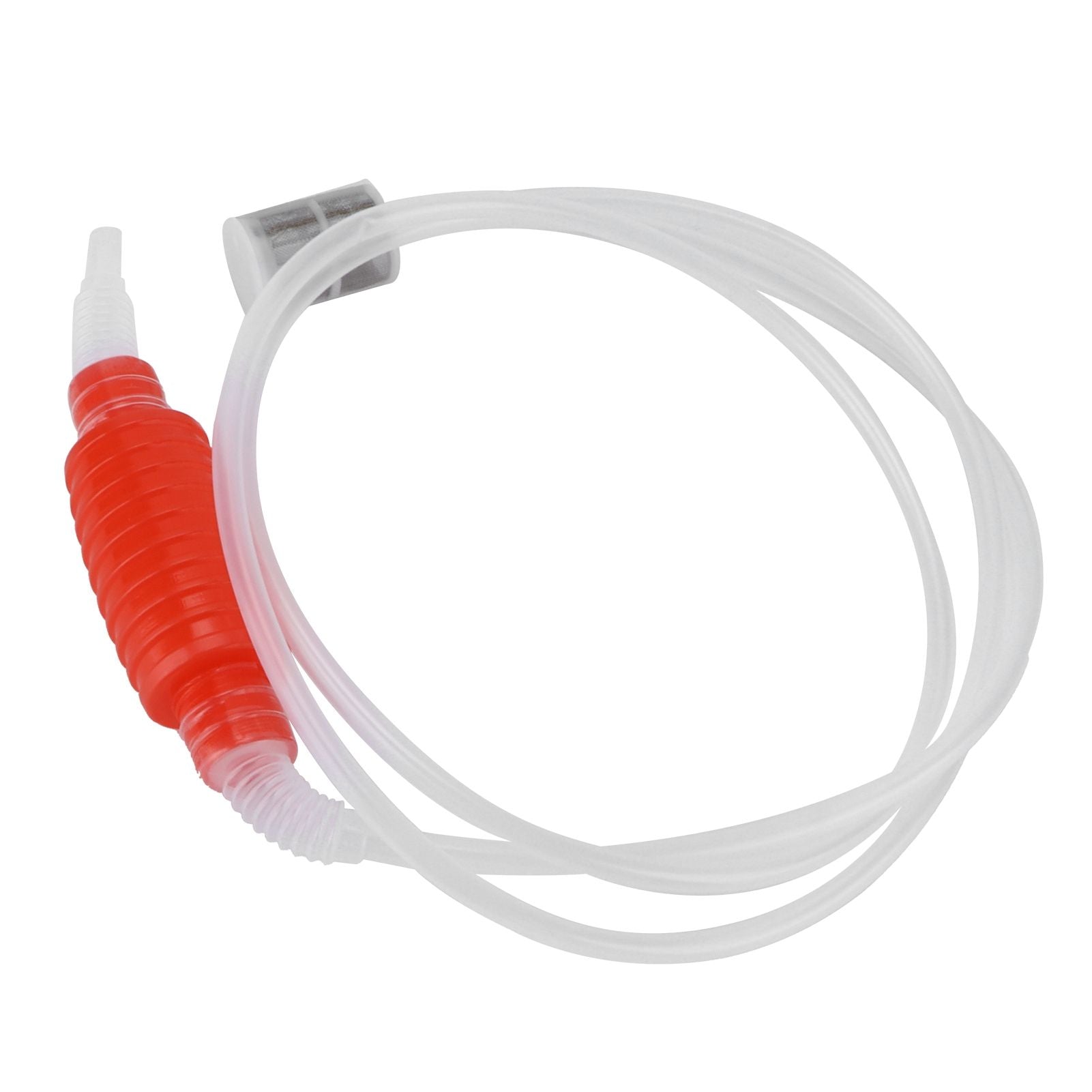 Homebrew Siphon Hose Manual Soft Plastic Syphon Tube Wine Beer Making Brewing Equipment ToolRed V1294-YM0523-3118210307411