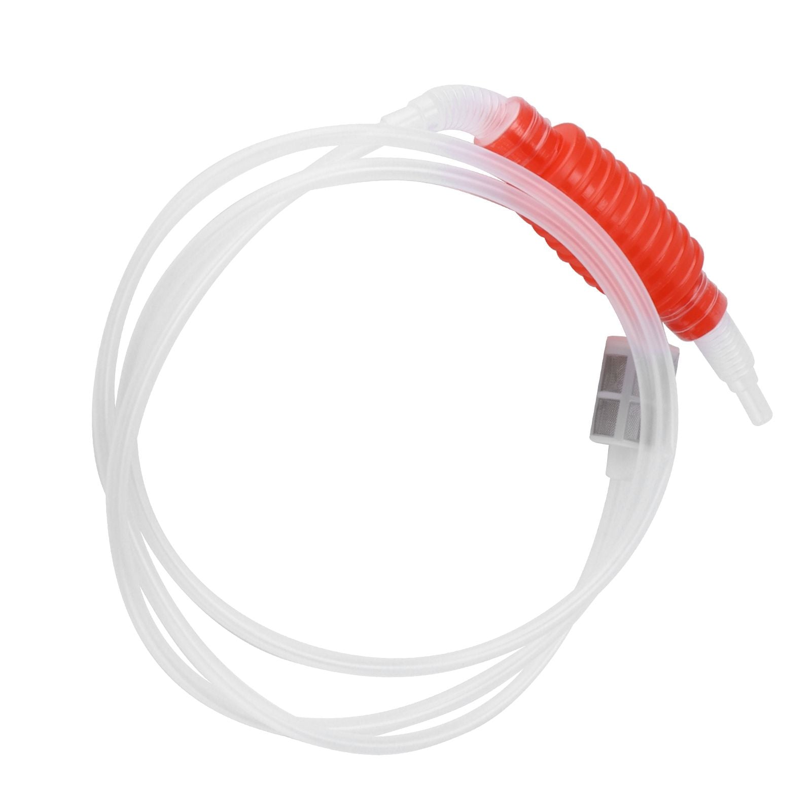 Homebrew Siphon Hose Manual Soft Plastic Syphon Tube Wine Beer Making Brewing Equipment ToolRed V1294-YM0523-3118210307411