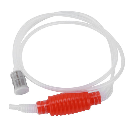 Homebrew Siphon Hose Manual Soft Plastic Syphon Tube Wine Beer Making Brewing Equipment ToolRed V1294-YM0523-3118210307411