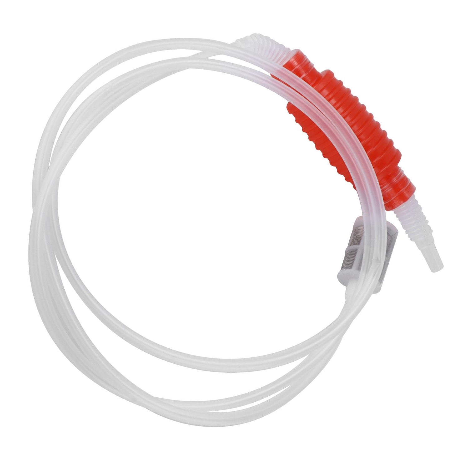 Homebrew Siphon Hose Manual Soft Plastic Syphon Tube Wine Beer Making Brewing Equipment ToolRed V1294-YM0523-3118210307411