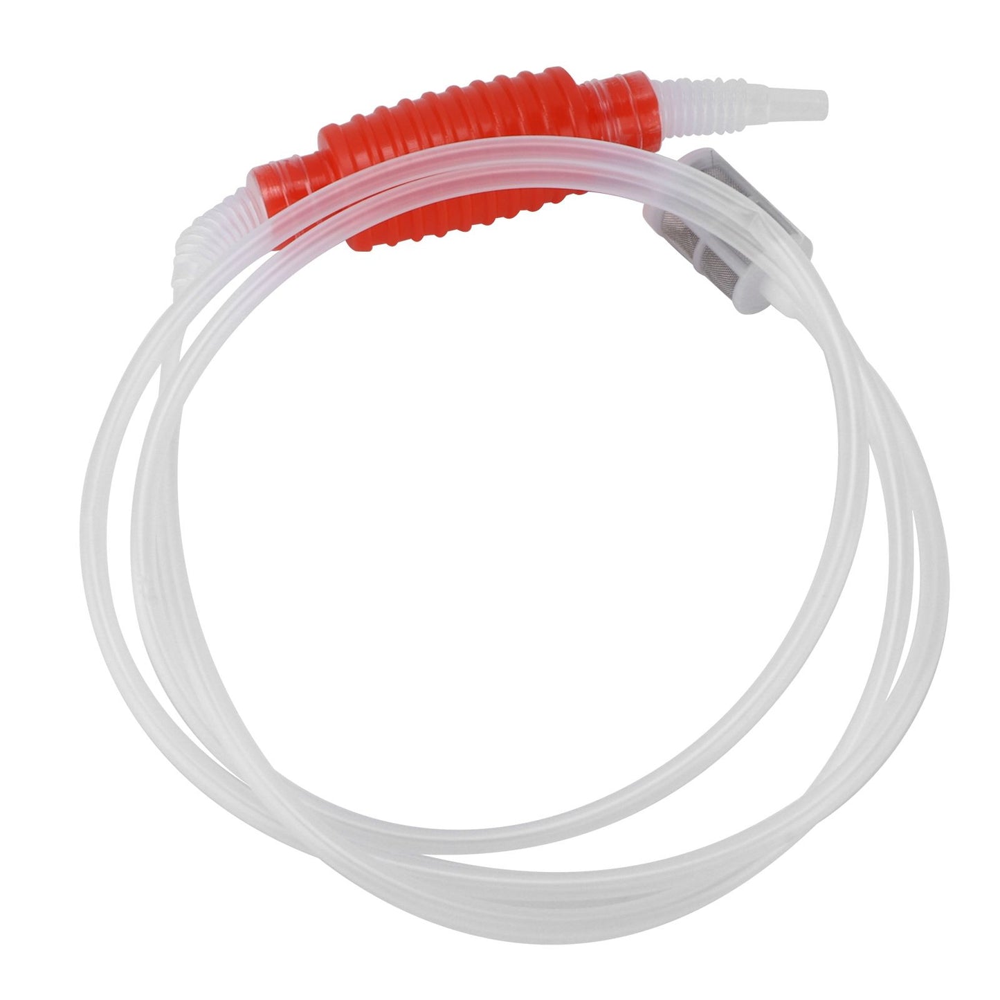 Homebrew Siphon Hose Manual Soft Plastic Syphon Tube Wine Beer Making Brewing Equipment ToolRed V1294-YM0523-3118210307411