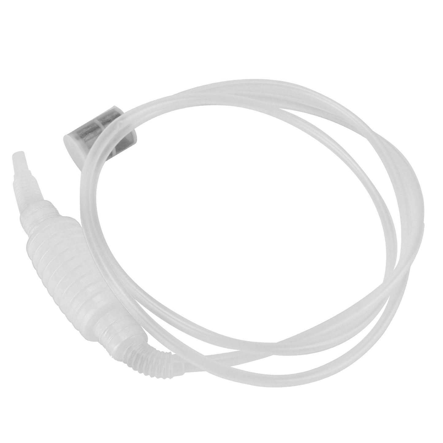 Homebrew Siphon Hose Manual Soft Plastic Syphon Tube Wine Beer Making Brewing Equipment ToolWhite V1294-YM0523-3118210307412