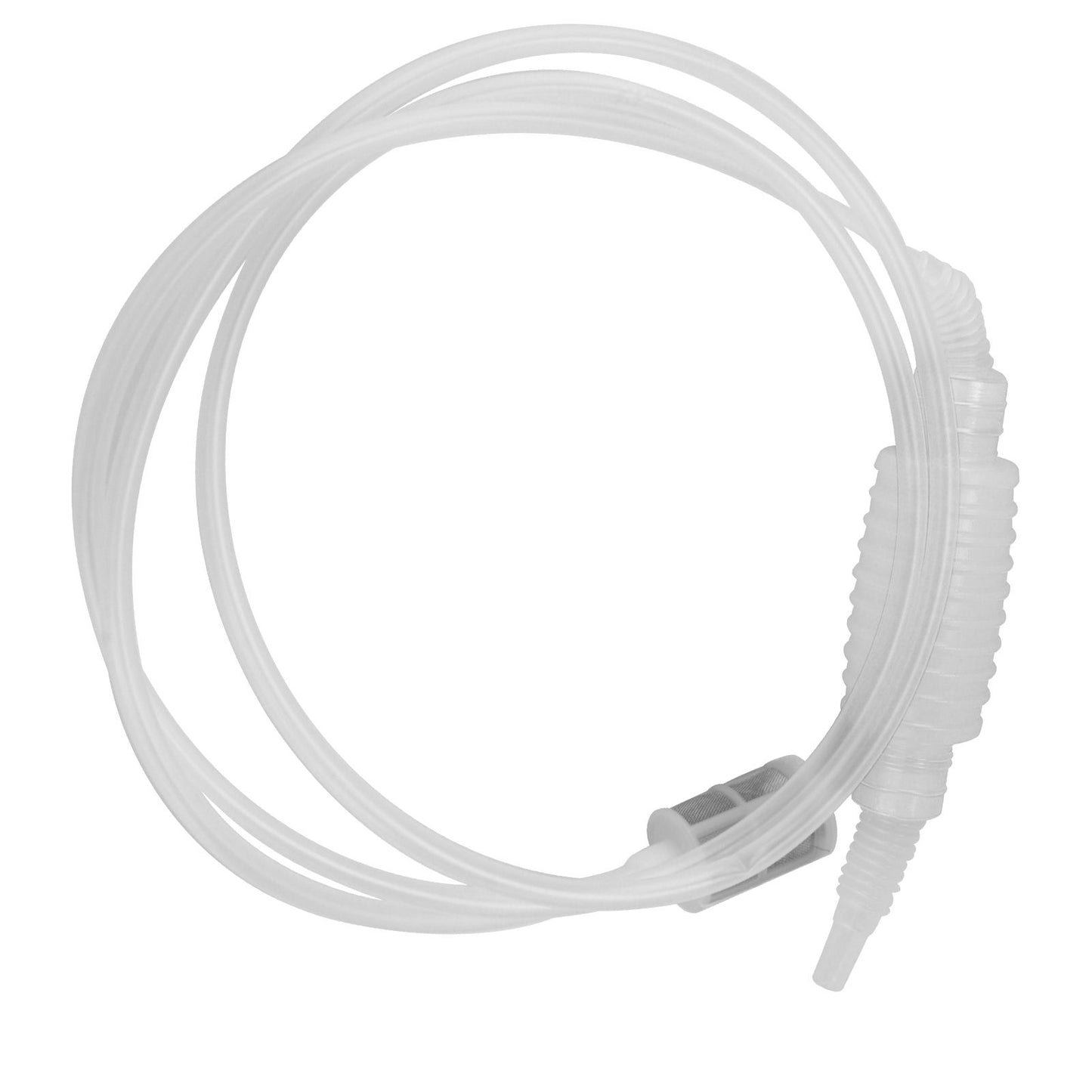 Homebrew Siphon Hose Manual Soft Plastic Syphon Tube Wine Beer Making Brewing Equipment ToolWhite V1294-YM0523-3118210307412