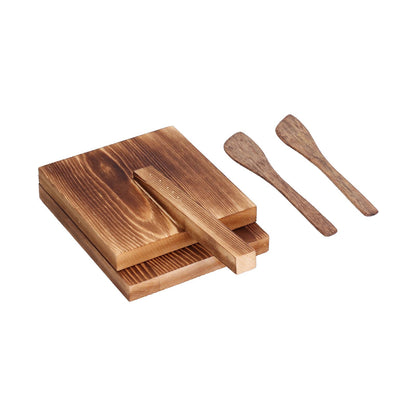 Tortilla Press Wood Multifunction Nonslip Wooden Handle Fine Workmanship Dough Pressing Tool V1294-YM0523-3118210307511