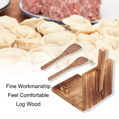 Tortilla Press Wood Multifunction Nonslip Wooden Handle Fine Workmanship Dough Pressing Tool V1294-YM0523-3118210307511