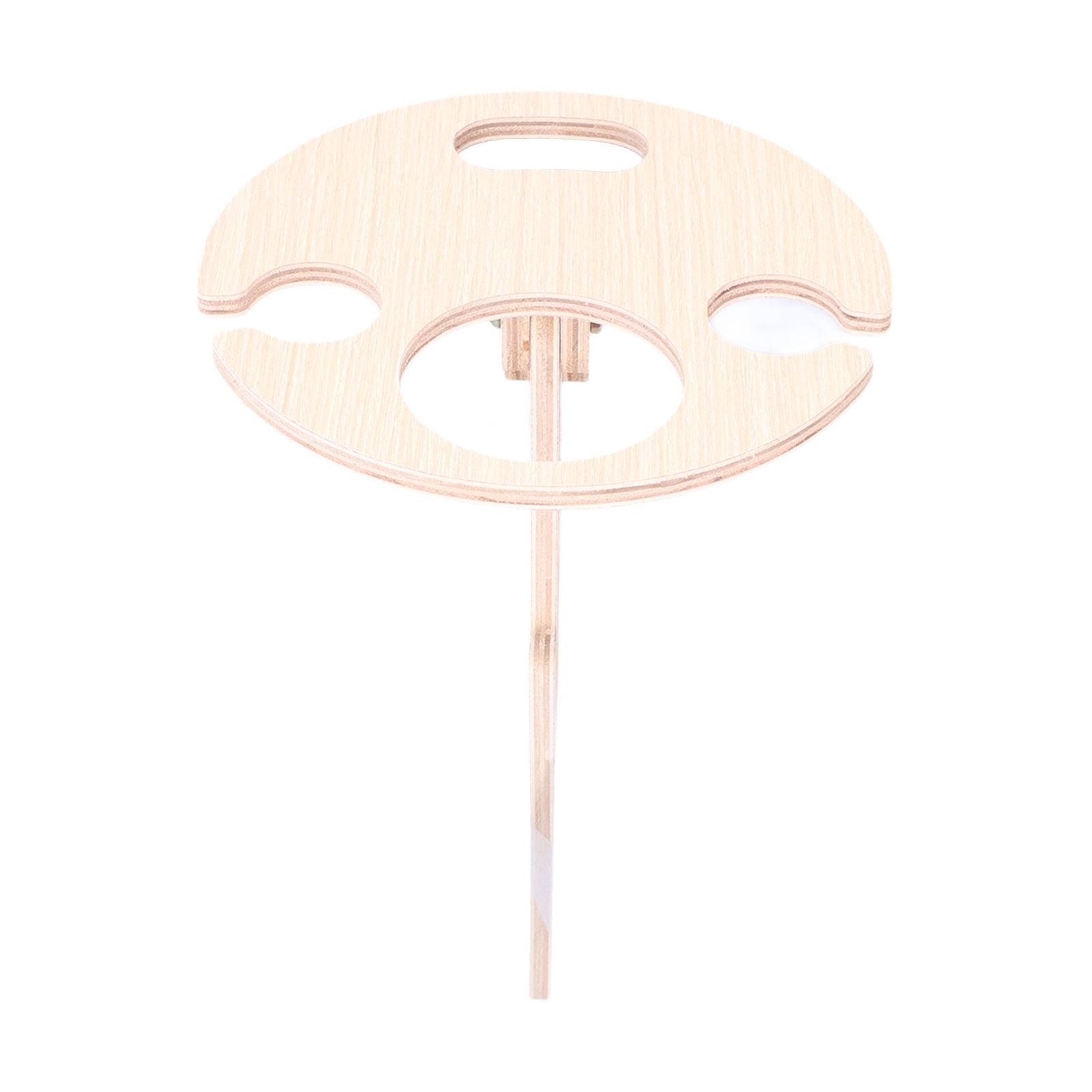 Wine Table Environmental Friendly Wooden Products Round Shape Collapsible Outdoor Wine Table V1294-YM0523-3118210307611