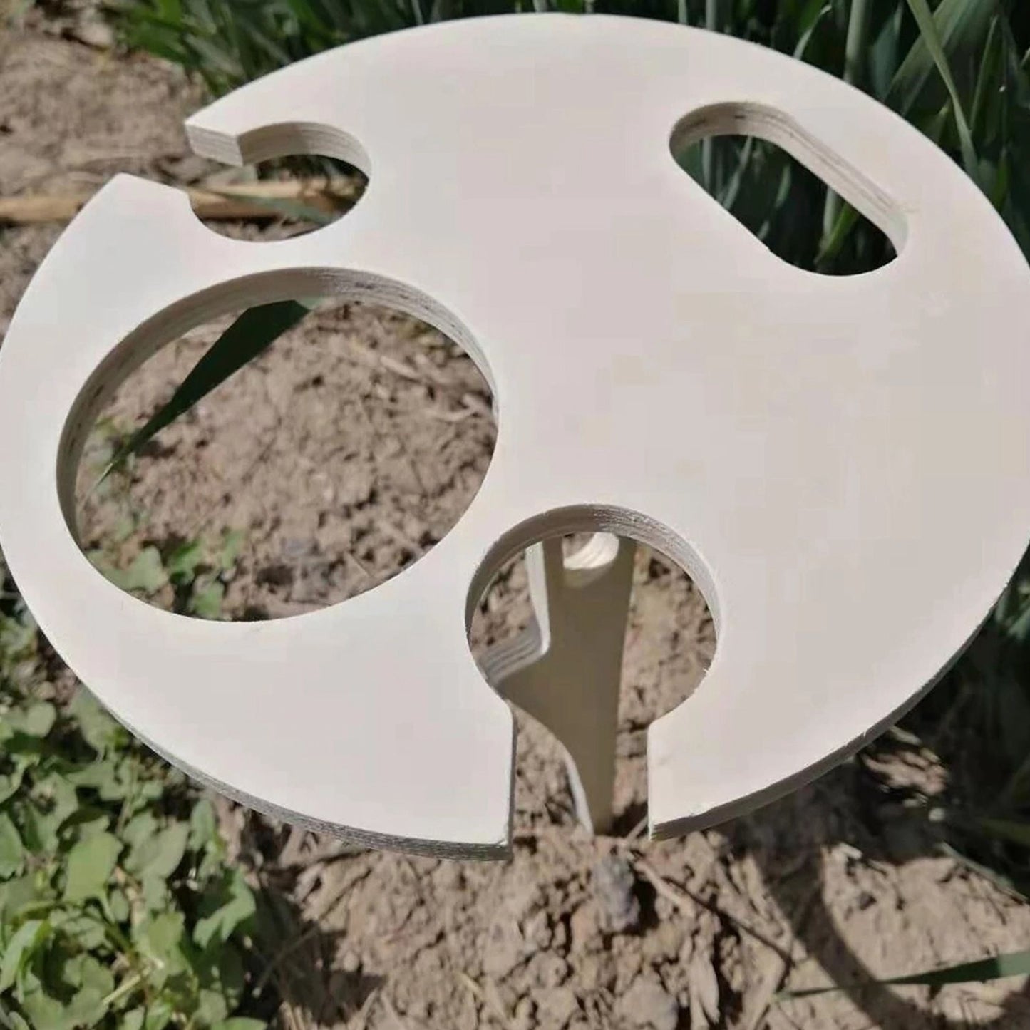 Wine Table Environmental Friendly Wooden Products Round Shape Collapsible Outdoor Wine Table V1294-YM0523-3118210307611