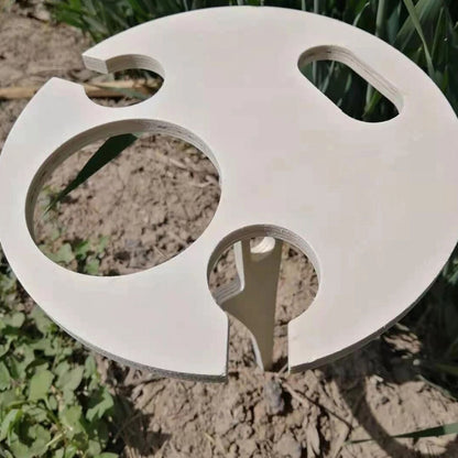Wine Table Environmental Friendly Wooden Products Round Shape Collapsible Outdoor Wine Table V1294-YM0523-3118210307611